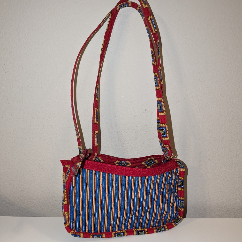COPY - 🌞 $3/$15 Vera Bradley "Villa Red" Small Crossbody Purse - Picture 13 of 16
